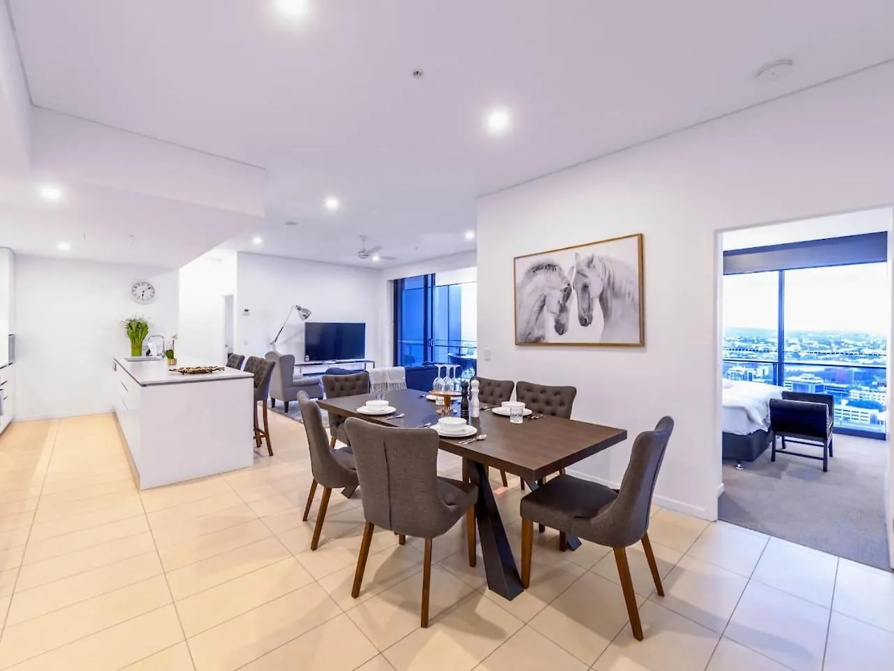 בריסביין Spacious 2Bed Apartment Plus Nook With River View