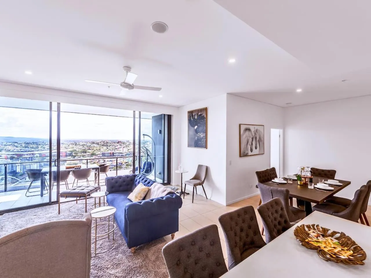 בריסביין Spacious 2Bed Apartment Plus Nook With River View